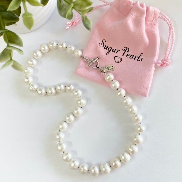 Chunky Freshwater Pearl Necklace - Picture 2 of 5